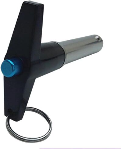 T Handle Ball Lock Pin Quick Release Locking Stainless Steel Strong Structure Suitable for Equipment Assembly Machinery Service, Black, 40mm in Kuwait