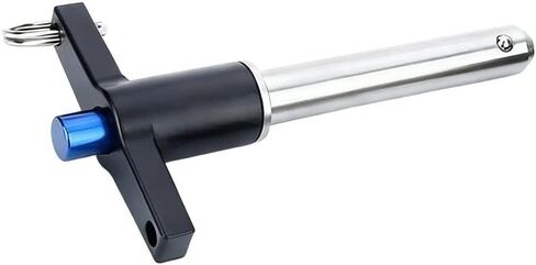 T Handle Ball Lock Pin Quick Release Locking Stainless Steel Strong Structure Suitable for Equipment Assembly Machinery Service, Black, 50mm in Kuwait