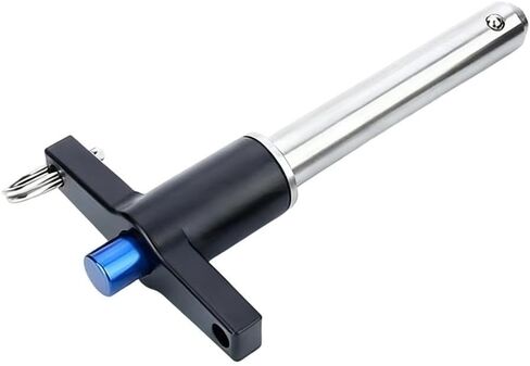 T Handle Ball Lock Pin Quick Release Locking Stainless Steel Strong Structure Suitable for Equipment Assembly Machinery Service, Black, 50mm in Kuwait