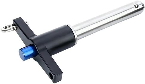 T Handle Ball Lock Pin Quick Release Locking Stainless Steel Strong Structure Suitable for Equipment Assembly Machinery Service, Black, 50mm in Kuwait