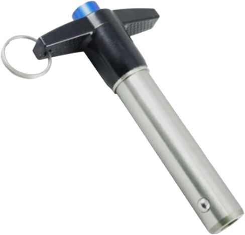 T Handle Ball Lock Pin Quick Release Locking Stainless Steel Strong Structure Suitable for Equipment Assembly Machinery Service, Black, 35mm in Kuwait