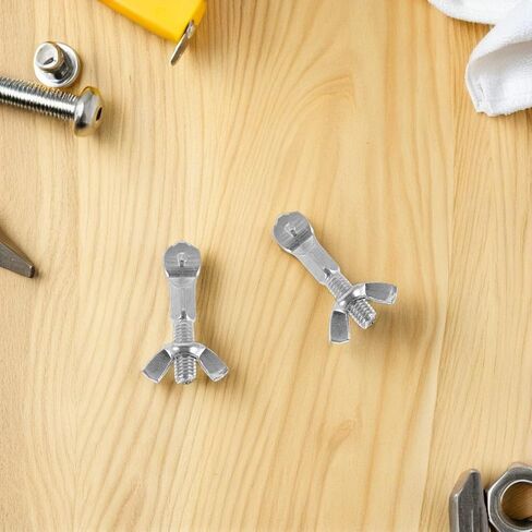 VANZACK 4pcs Hacksaw Bolt for Adjusting Blade - Replacement Bow Saw Handle Screws for DIY Repair Parts - Woodworking and Metal Cutting Hardware Kit in Saudi Arabia