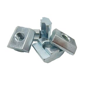 T Block Square Nuts T-Track Sliding Hammer Nut for Fastener Aluminum Profile 2020 3030 4040 4545(2020-M4-50PCS) in Kuwait