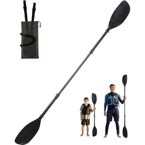 Adjustable Kayak Paddle for Adults, Kayak Paddles 60-90" Length Kayaking Boating Canoeing Oar Outdoors Kayak Paddle Fihsing Kayak Oar Thickened Stainless Steel Less Likely to Break in Kuwait