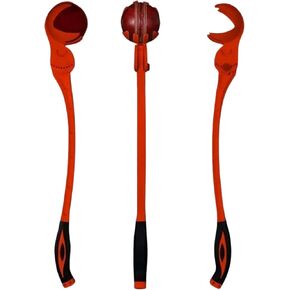 Side Arm Ball Thrower for Cricket - Cricket Side Arm Ball Thrower Stick for Speed, Practice, & Training - Ball Thrower for Kids Cricket & Softball, Tennis Ball Thrower for Cricket Practice (Orange) in Saudi Arabia