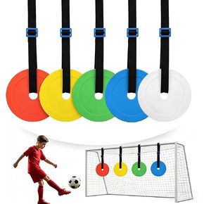 5Pcs Soccer Goal Target with Adjustable Straps,Corner Soccer Train Goal for Shooting Accuracy Agility Training Fit Soccer Hockey Lacrosse in Kuwait