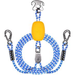 SELEWARE Heavy Duty Boat Tow Harness for Tubing, Boat Tow Rope with Stainless Steel Quick Connector, Heavy Duty Self Centering Tow Harness for Boat Water Sport Jet Ski Wakeboarding in Saudi Arabia