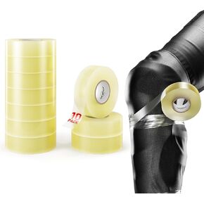 Rezztek Hockey Clear Shin Pad Tape, 1" x 27 yd – Clear Hockey Sock Tape – Stretch and Rip – Durable Tape in Kuwait