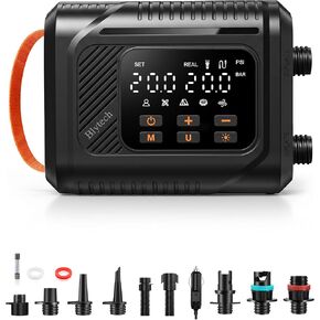 Electric Paddle Board Pump, 20 PSI SUP Pump with Auto-Off | 12V vehicle-powered SUP pump with dual-stage inflation, preset pressure and auto shut-off up to 20 PSI. in Kuwait