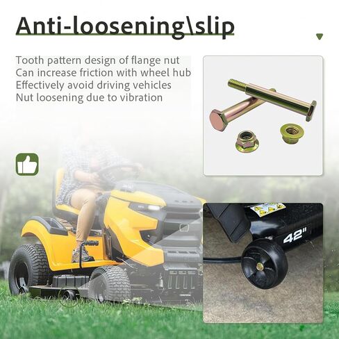 193406 137644 مسامير العجلات وصواميل القفل تناسب Cub Cadet Craftsman Husqvarna يستبدل 193406 532193406 137644 184219 532137644 738-3056 938-3056 73930600 (4 عبوات) in Kuwait