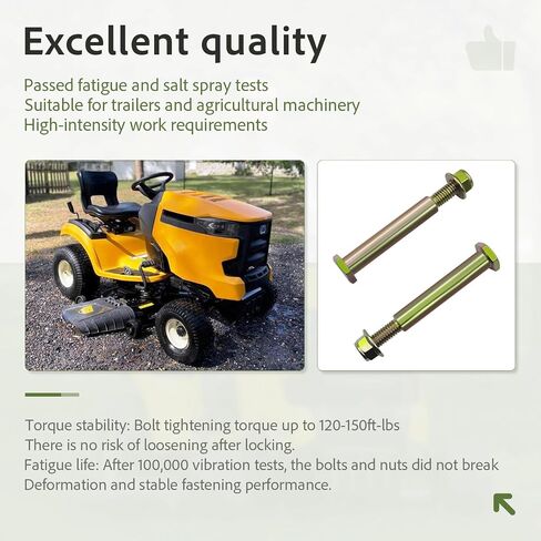 193406 137644 مسامير العجلات وصواميل القفل تناسب Cub Cadet Craftsman Husqvarna يستبدل 193406 532193406 137644 184219 532137644 738-3056 938-3056 73930600 (4 عبوات) in Kuwait