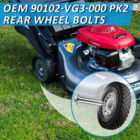 2 حزمة تهذيب الحشائش HRR2169VKA عجلة الترباس، 90102-VG3-000 محرك العجلات الخلفية استبدال أجزاء هوندا HRR216 HRS216 HRT216 HRZ216 TDAA in Kuwait