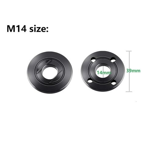 2 Pcs M14 Thread Replacement Angle Grinder Inner Outer Flange Nut Set Tools for 14mm Spindle Thread in Kuwait