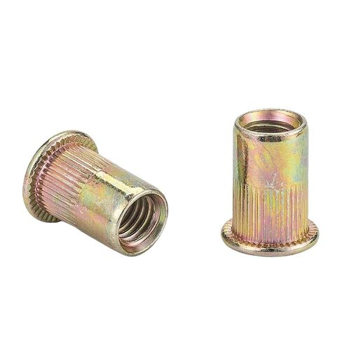 Blind Rivet Nut Flat Head Threaded Rivet Insert Nut Cover Rivet Nut Galvanized Carbon Steel(M8 (20pcs)) in Kuwait