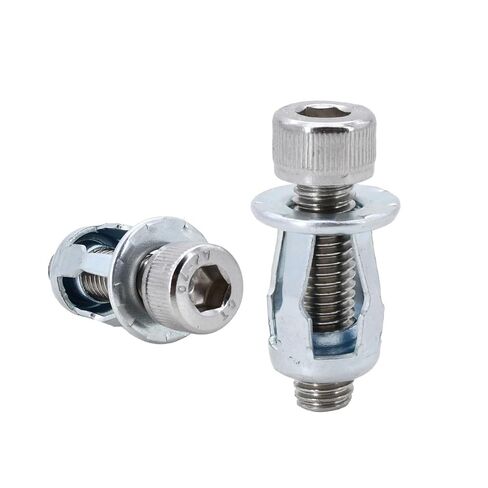 Petal Shape Rivet Nut Screw Bolt Kit Expansion Metal Rivetnut Panel License Plate Clamp Lock Jack Nuts(Cross Head (Black),M4x20(30Pcs)) in Kuwait