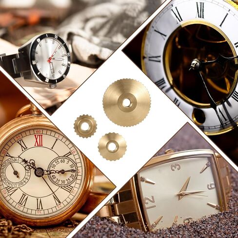 12pcs Brass Clock Hand Nut Assortment 5/6/10mm OD Grandfather Wall Mantel Clock Hands Parts Replacement Kit for Smooth Timekeeping Clocks Repair Parts in Kuwait