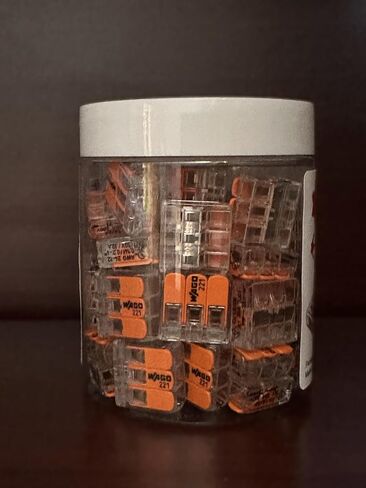 221-413 WAGO Lever Nuts Wire Connectors 45pc Jar in Kuwait