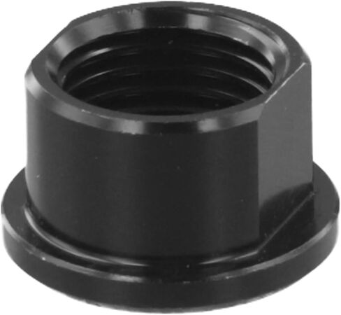 دراجة من سبائك الألومنيوم من خلال المحور الجوز M15x1.5mm أسود الجبهة الخلفية غطاء المحور خفيف الوزن رمح السحابة لعجلات الدراجة (M15xP1.5) in Kuwait