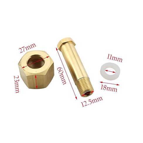 ZYAMY CGA-0 Regulator Nut Fitting Carbon Dioxide Tank Pressure Reducer Regulator Argon Nitrogen Helium Inlet Cylinder Accessories Repair Parts in Kuwait