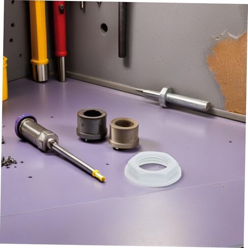 10pcs Plastic Nut for Ball Float Valve, Pp Threaded Lock Fastener with 1 Inch Inner Diameter for Water Tank and Cistern, Leak Prevention and Simple Installation, Suitable for Home in Kuwait