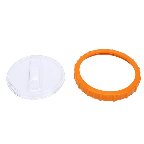 P07018 Orange Nut with P07019 Clear Lid, Plastic Pool Sand Filter Pump Replacement Cover Lid Accessory in Kuwait