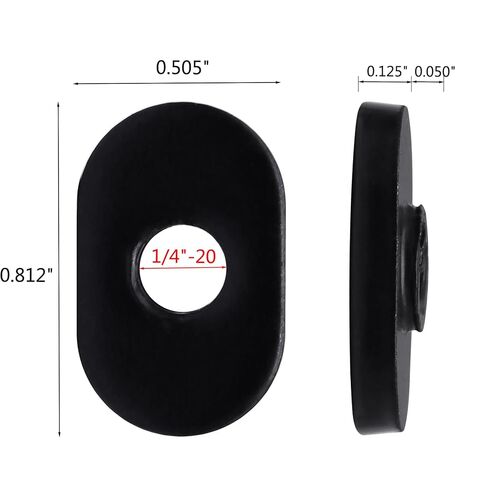 1/4"-20 Black Centered Hole Thread Sliding in Economy T-Nuts for T-Slot Tracks, Compatible with 15 Series or 1.5 Series Base Aluminum Extrusions, 20 Pack in Saudi Arabia