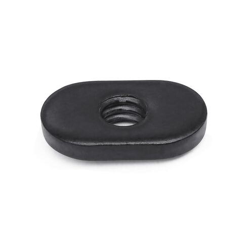 1/4"-20 Black Centered Hole Thread Sliding in Economy T-Nuts for T-Slot Tracks, Compatible with 15 Series or 1.5 Series Base Aluminum Extrusions, 20 Pack in Saudi Arabia