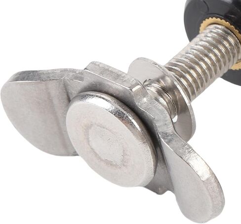 Pissente Stainless Steel L Track Fittings Double Lug Threaded Stud Nut Kit 4 Pack 5500lb Break Strength 1800lb WLL with Hand Twist Nuts for Truck Bed Trailer RV ATV Cargo Control in Kuwait