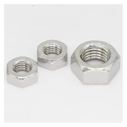 M2 .5 M3 M4 M5 M6 M8 M10 M12 M14 M16 M18 M20 M22 M24 316 Stainless Steel A4-80 DIN934 Metric Thread Hexagon Hex Nut(6Piece M18x2.5) in Kuwait