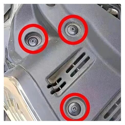 100 Pack 6mm Car Plastic Rivet Clips, Screw Type Push Retainer, Bumper Fender Liner Fasteners, Black Nylon Push Pin, Auto Body Trim Panel Clips, Plastic Screw Retainer for Vehicle Trim Panel Holder in Kuwait