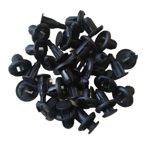 Plastic Rivets Fasteners, 50Pcs Bumper Fastener 10mm Rivet Retainer Push Cover Door Trim Panel Clip in Kuwait