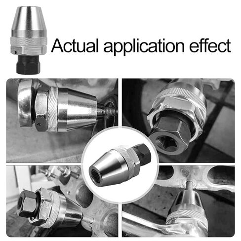 Broken Thread Stud Extractor 3/8 Inch Damaged Bolt and Stud Extractor Tool Threading Head Socket Remover for Rounded Off Broken Painted Rusted Tight Bolt in Kuwait