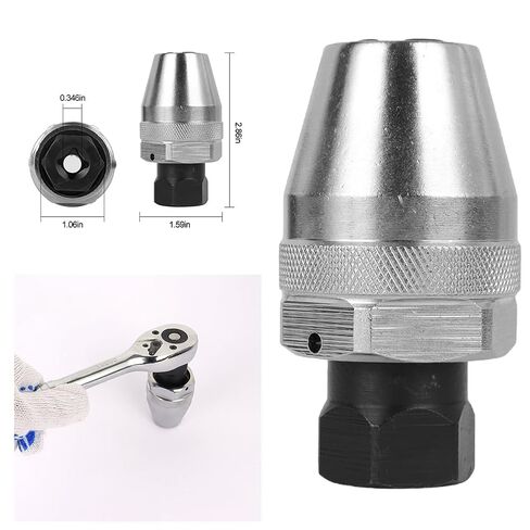 Broken Thread Stud Extractor 3/8 Inch Damaged Bolt and Stud Extractor Tool Threading Head Socket Remover for Rounded Off Broken Painted Rusted Tight Bolt in Kuwait