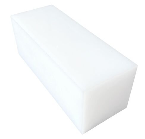 UHMWPE Ultra High Molecular Weight Polyethylene Tapping Block for Engineering Flooring DIY Nylon Blocks Plastic Rectangular Solid Bar Machining Home Improvement （3.1" x 3.1" x 7.9", 1 in Kuwait