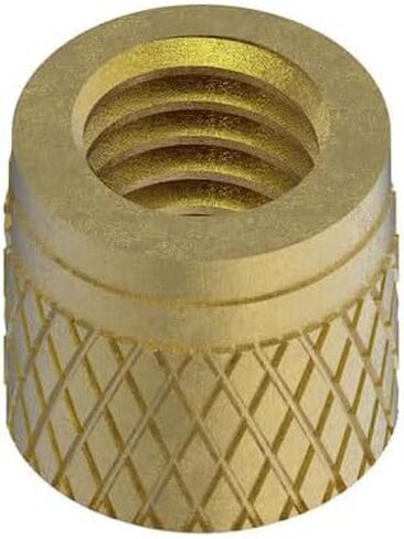 10-32 Press Insert Int Thrd Sz 1/4 In L 17 In Dia Brass Plain Pk25 in Kuwait