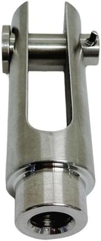 Marine 1/4"-20 Right Handed Threaded Yoke End 500Lb WLL Stainless Steel 316 4Pcs in Kuwait