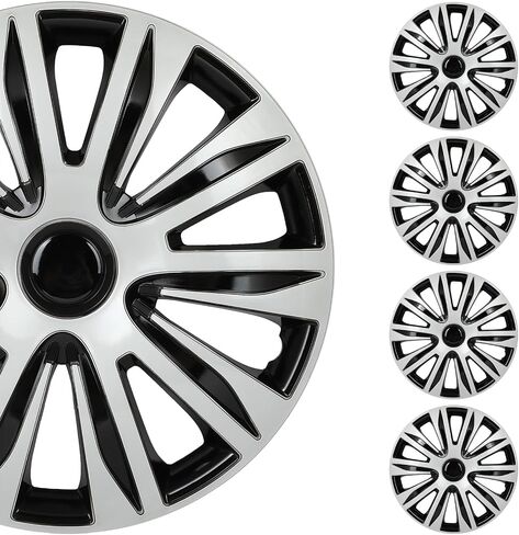 Scitoo Premium 16 Inch Hubcaps مجموعة من 4 Wheel Rim Cover Oem Style Sear Snap on Car Truck Suv Cap بديل لـ Dodgefor Honda ، من أجل Mazda ، لـ Kia ، Ford ، for Mitsubishi ، for Hyundai ، إلخ. in Kuwait
