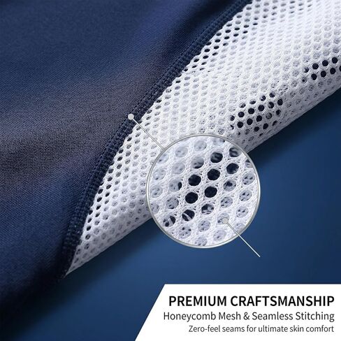 Men's Boxer Briefs - Moisture Wicking & No Ride Up, Ultra Soft Breathable Underwear,Athletic,3 Pack in Kuwait