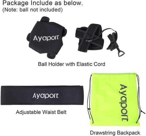 Ayaport Volleyball Training Equipment, Solo Trainer Aids for Serving Setting Spiking, Volleyball Practice Equipment for Beginners Adults Girls Boys, Indoor Outdoor Volleyball Gear Gifts in Kuwait
