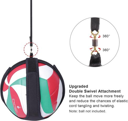 Ayaport Volleyball Training Equipment, Solo Trainer Aids for Serving Setting Spiking, Volleyball Practice Equipment for Beginners Adults Girls Boys, Indoor Outdoor Volleyball Gear Gifts in Kuwait