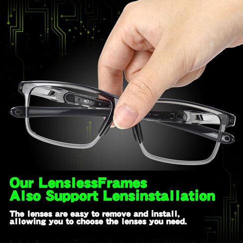 Tallew 1 Set Lensless Protective Glasses with Travel Case, Sport Goggles Compatible with Pickleball Eye Protection Goggles Lightweight No Lens Eyewear for All Outdoor Sports in Kuwait