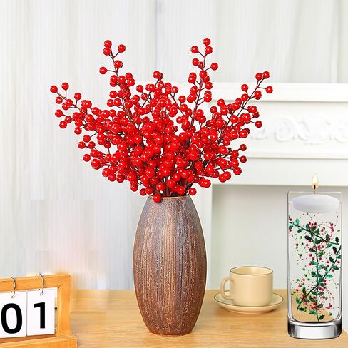 12pcs Pearl String for Floating Candles Centerpiece, Green Faux Pearl Beads Vase Filler for Home Wedding Table Christmas Decor Centerpiece (Green) in Saudi Arabia