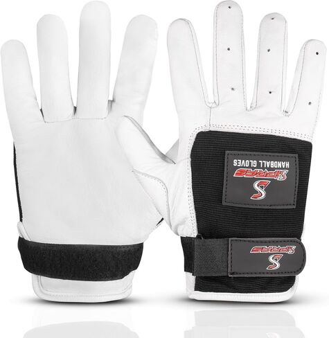Handball Gloves Premium Leather Unpadded with Adjustable Wrist Strap in Kuwait