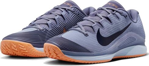 Nike Vapor 12 Men's Clay Court Tennis Shoes (Ashen Slate/Light Armory Blue/Marrakesh/Obsidian, HQ6026-400) in Kuwait