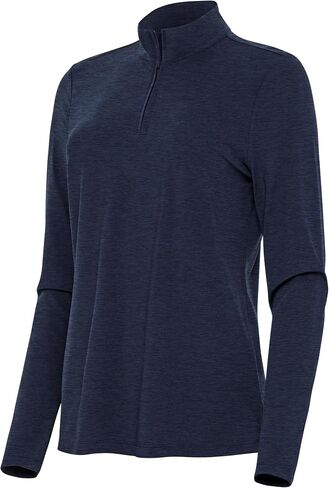 Antigua Women's Bright Quarter Zip Pullover - Heathered Poly-Matte Fabric | Moisture-Wicking | Four-Way Stretch in Kuwait