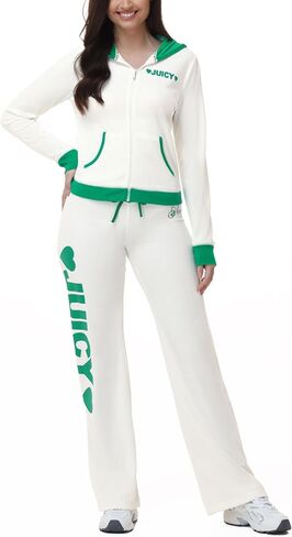 Juicy Couture Women's La Brea Heritage Cropped Track Jacket in Kuwait