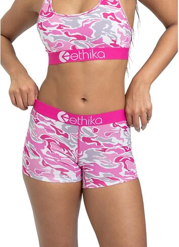 سروال بوكسر نسائي من Ethika لراحة طوال اليوم - قبعة ثلجية in Kuwait