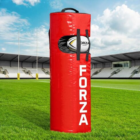 حقيبة FORZA Tackle Jackal - أداة تدريب ابن آوى الرجبي مع مسافة بادئة للكرة، وأشرطة جانبية، وجزء خارجي من مادة PVC المقاومة للطقس وحشوة إسفنجية للنوادي والمدارس والمدربين in Kuwait