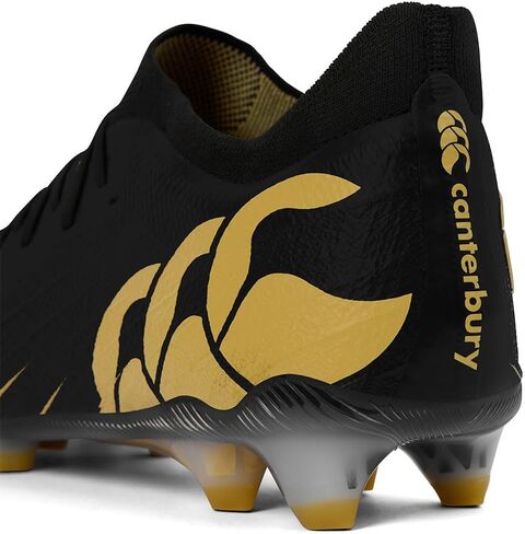 Canterbury Speed Falcon Elite FG Rugby Boots Black/Gold in Kuwait