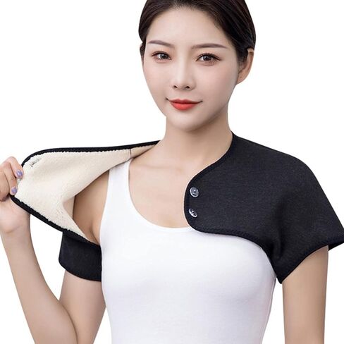 Shoulder Pad Back Protector Compression Sleeve Rotator Cuff Shoulder Warmer Vest Support Wrap Brace Pad Lightweight Breathable Absorbing in Kuwait